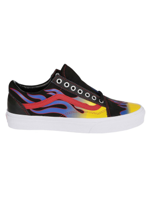 Vans Racer Old Skool Flame Print Sneakers