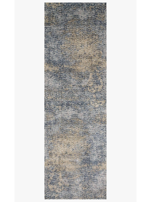 Ocean/ Gold Patina Rug