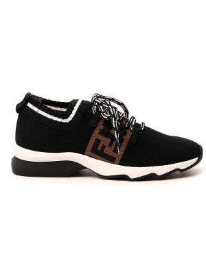 Fendi Ff Low Sock Sneakers