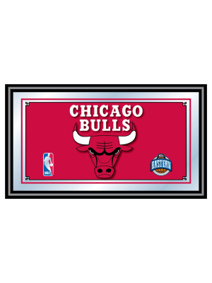 Chicago Bulls Team Logo Wall Mirror