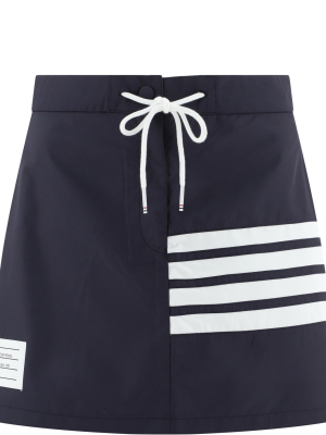 Thom Browne Drawstring Pleated Mini Skirt