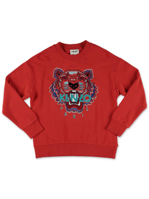 Kenzo Kids Tiger Embroidered Sweatshirt