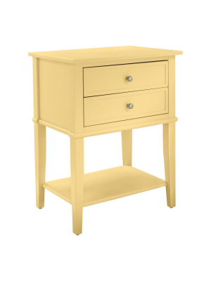 Durham Accent Table With 2 Drawers - Room & Joy