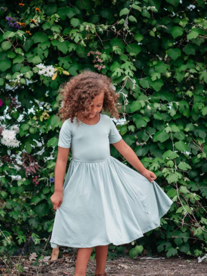 Twirl Dress In Sage