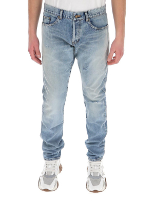 Saint Laurent Straight Leg Jeans