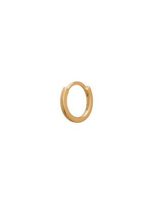 Solid Gold Huggie 8mm - Yellow Gold