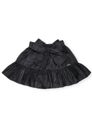 Msgm Kids Bow Detail Gathered Skirt