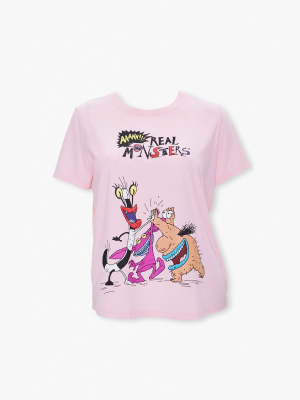 Plus Size Aaahh! Real Monsters Graphic Tee