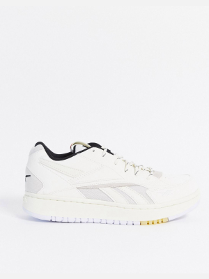 Reebok Court Double Sneaker In Chalk