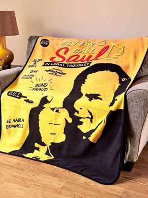 Just Funky Better Call Saul Lightweight Fleece Throw Blanket | 45 X 60 Inches