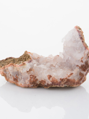 Spotted Quartz Lichen Geode