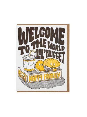 Welcome Lil' Nugget Card