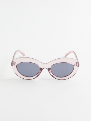 Aj Plastic Oval Sunglasses