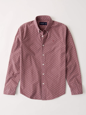 Icon Poplin Button-up Shirt