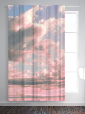 Americanflat Delicate Sky By Emanuela Carratoni Blackout Rod Pocket Single Curtain Panel 50x84