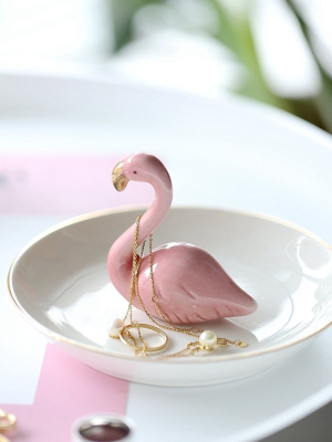 'fionna' Flamingo Jewellery Holder