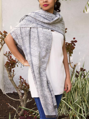 Ethiopian Stella Shawl - Gray