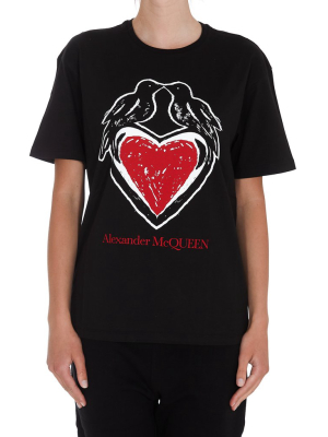 Alexander Mcqueen Graphic Print T-shirt