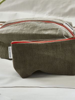 Brera Lino Moleskin Medium Toiletry Bag