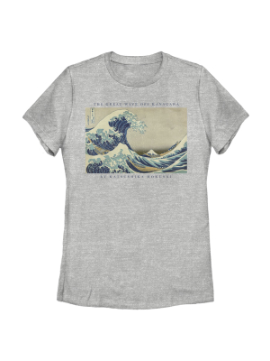 Women's Lost Gods Classic Great Wave Art T-shirt