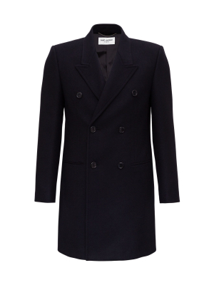 Saint Laurent Double Breasted Coat