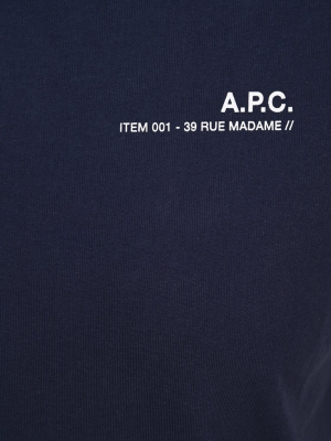 A.p.c. Item Logo Print T-shirt