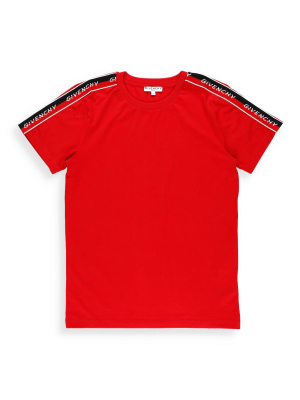 Givenchy Kids Logo Tape T-shirt