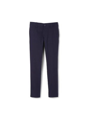 French Toast Young Womans' Uniform Chino Pants - Navy