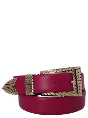 Alberta Ferretti Texan Buckle Belt