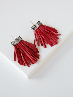 Hechizo Tassel Cage Earrings