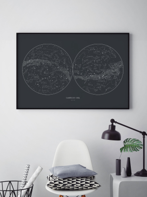 Sky Map Art Print