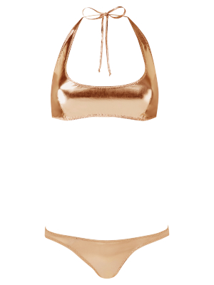 Amber Rose Gold Pvc Bikini