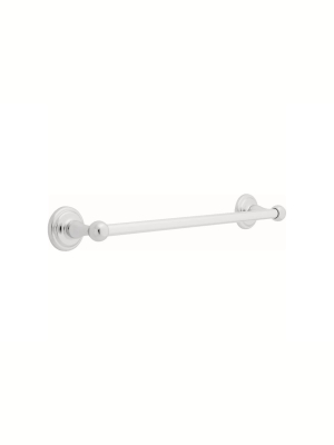 Franklin Brass 127733 18" Single Rounded Contemporary Towel Bar - Polished Chrome