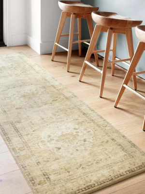 Loloi Rosette Rug - Sand/ivory