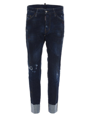 Dsquared2 Distressed Slim-fit Jeans