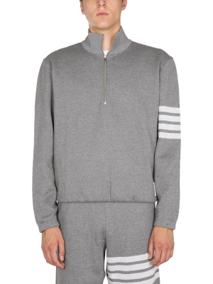 Thom Browne 4-bar Stripe Zipped Sweater