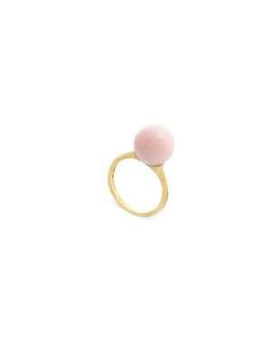 Marco Bicego® Africa Boule Collection 18k Yellow Gold And Pink Opal Ring
