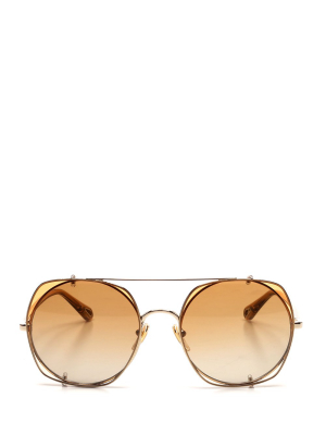 Chloé Eyewear Round Frame Sunglasses