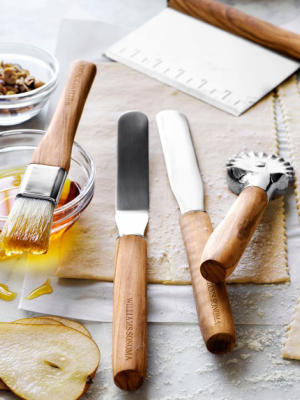 Williams Sonoma Olivewood Offset Icing Spatula