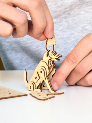 Dog 3d Wooden Puzzle