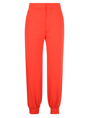 Msgm Concealed-fastening High-waisted Pants