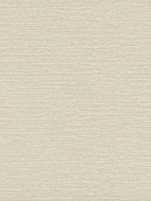 Faux Silk Wallpaper In Grey And Pearl Design By York Wallcoverings