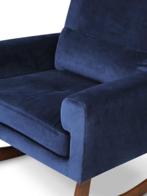 Sleepytime Rocker In Velvet - Navy