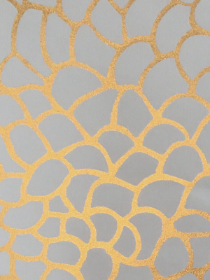 Peel Wallpaper In Rich Gold Design By Jill Malek