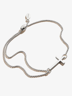 Pull Chain Cross Bracelet