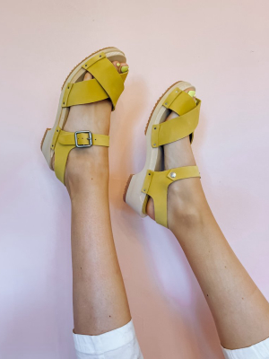 Strappy Sandal - Chartreuse