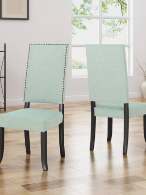 Set Of 2 Coquille Glam Dining Chair - Christopher Knight Home