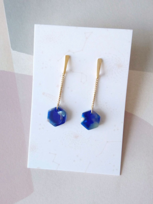 Nice Earrings In Blue (sd1622)