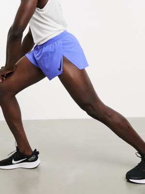 Nike Running Aeroswift Stride 7 Inch 2-in-1 Shorts In Blue