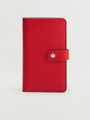 Pocket Pebbled Wallet